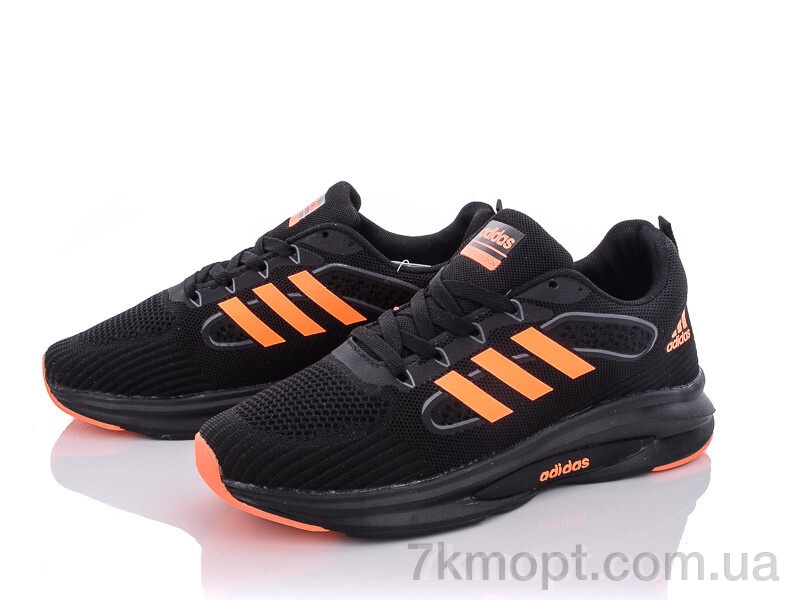 Кроссовки Violeta MB01(H240) black-orange - 1
