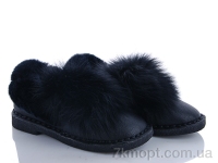 Купить Туфли Туфли Diana 118-1 черные на иск.меху, опушка нат.мех РОЗПРОДАЖ