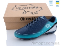 Купить Футбольная обувь Футбольная обувь Restime DM023027-2 navy-cyan