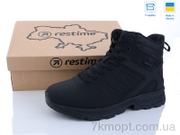 Купить Ботинки(зима)  Ботинки Restime PMZ23508 black