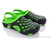 Купить Кроксы  Кроксы SANLIN 2 B308 черно-зеленый
