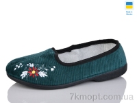 Купить Тапки Тапки DeMur 035 зел велюр