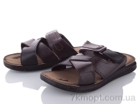 Купить Шлепки Шлепки DeMur MKB6118 black-brown