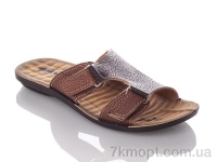 Купить Шлепки Шлепки DeMur P5320 black-camel