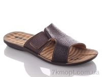 Купить Шлепки Шлепки DeMur P5321 black-brown