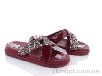 Купить Шлепки Шлепки Lion D16 бордовий