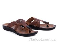 Купить Шлепки Шлепки Selena 1058 палец коричневый