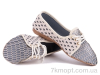 Купить Балетки Балетки Selena Балетка сетка якорь бежевый