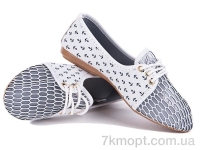 Купить Балетки Балетки Selena Балетка сетка якорь белый