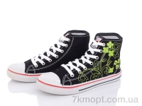 Купить Кеды Кеды Selena Кед чорний зел.вишиванка