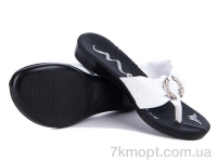 Купить Шлепки Шлепки Selena Мона кольцо белый