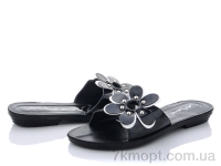 Купить Шлепки Шлепки Selena Ромашка черная