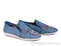 Купить Эспадрильи Эспадрильи Selena Эспадриль камни джинс светло-голубой