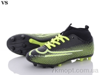 Купить Футбольная обувь Футбольная обувь VS Walked Crampon black-green 36-39