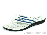 Купить Шлепки Шлепки Waldem Ж025-3 бело-синий