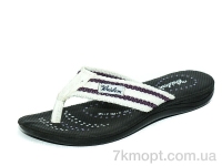 Купить Шлепки Шлепки Waldem Ж025-3 бело-фиолетовый