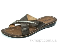 Купить Шлепки Шлепки Waldem Ж036 коричневый