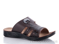 Купить Шлепки Шлепки Waldem П093 т.коричневый