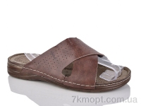 Купить Шлепки Шлепки DeMur 2003-2 коричневий