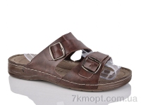 Купить Шлепки Шлепки DeMur 2004-2 коричневий