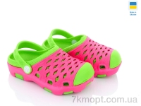 Купить Кроксы Кроксы Inblue СЛД07-1 рожево-салатовий